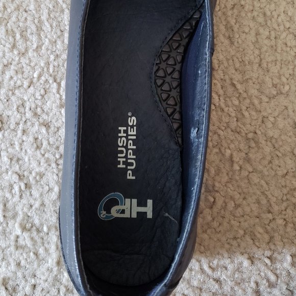 HUSH PUPPIES - NAVY BLUE  SIZE 7M. COMFORTABLE - Picture 3 of 4